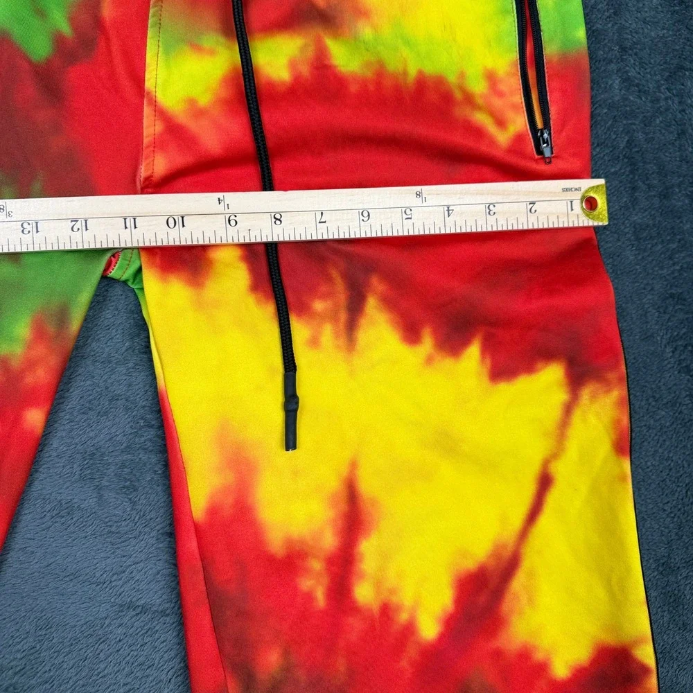 GUESS x J Balvin‎ Tie Dye Jogger Pants Size M Lightning Bolt Track Streetwear - Picture 7 of 14